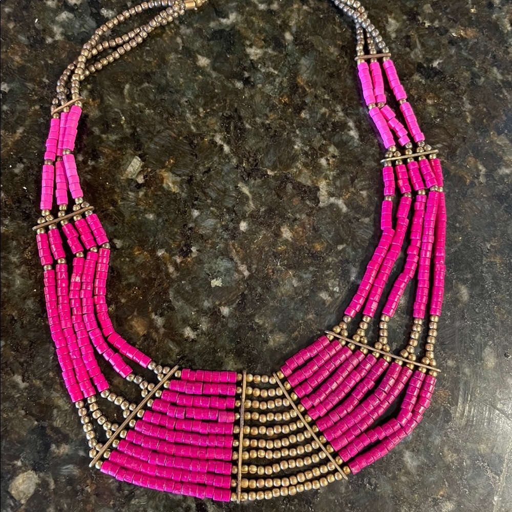 Stunning beaded necklace